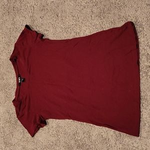 Burgundy short sleeve